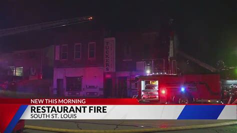 Crews investigating 'Tucker's Bar & Grill' fire in south St. Louis